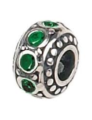 Silver Birthstone May Wheel Zable Bead BZ1054