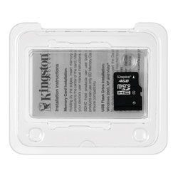 Camera & Photo — Kingston 4 GB microSDHC Class 4 Flash Memory Card SDC4/4GBET