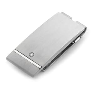 Buy Legere Tmc-004 Stainless Steel Money Clip - Lea With Polished Stripe - Diamond by Legere