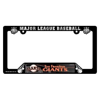 San Francisco Giants License Plate Frame Two Pack Set