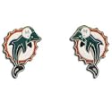 Miami Dolphins NFL Logo Studded Earrings