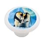 Artic Penguins Decorative High Gloss Ceramic Drawer Knob