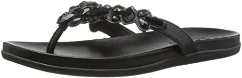 Kenneth Cole REACTION Women's Slim Shadee Flip Flop, Black, 10 M US