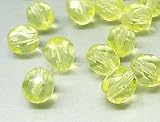 Glasperlen zum Auffaedeln 6mm (Citrine), 100 Stueck