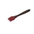 Island Bamboo 40796 Silicone Basting Brush with Rainbow Bamboo Wood Handle, 10 Inches