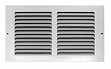 American Metal 30X6 White Return Air Grille 372W30X6