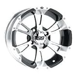 08-12 POLARIS RANRZR800: ITP SS112 FRONT WHEEL - 14X6 MACHINED (SILVER) by ITP Tires