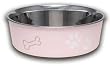 Loving Pets Paparazzi Pink Stainless Steel Bella Bowl