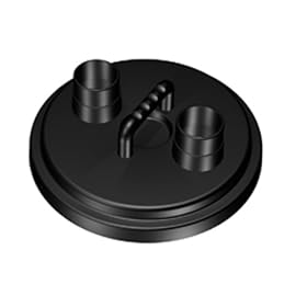DUST COLLECTION CYCLONE SEPARATOR LID WITH HANDLE - 5 GALLON By Peachtree Woodworking - PW402: Home Improvement