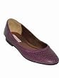 PEACH by CONSTANCA BASTO Eduardo Leather Grape Flat