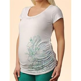 Buy A Pea in the Pod: Short Sleeve Scoop Neck Side Ruched Maternity T Shirt by A Pea in the Pod