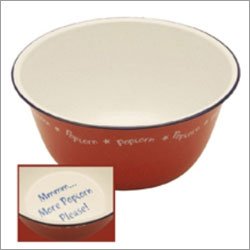 Back to Basics PC17559 Large Metal Popcorn Bowl