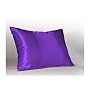 Luxury Queen Grape Satin Pillow Case w/Hidden Zipper