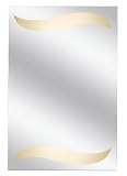 Back-Lit Mirror - Wave Design
