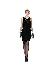Chiffon/Jersey/Silk/Viscose Asymmetric Draped Cowl Neck Little Black Dress 