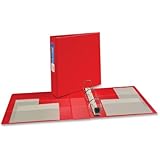 Avery Heavy-Duty Binder with 2-Inch One Touch EZD Ring, Red (79582)