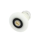 uxcell 戸車　ローラー　ガラス掛ける用丸いローラー　ラウンドローラー　プーリ　ロッド　ベアリング　28mm