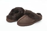 UniKoala Women's Classic Sheepskin Slipper Chocolate