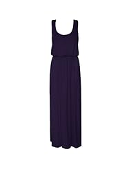 Elastane/Jersey/Viscose Ankle Length Sleeveless Party Dress/Maxi Dress 