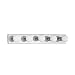 Sea Gull Lighting 4735-05 Center Stage Five-Light Vanity, Chrome Finish