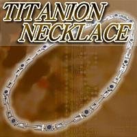 チタニオン　チタンネックレス　シルバーL