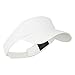 Youth Cotton Sun Visor - White OSFM