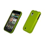 Neon Green Rubberized Snap-On Cover Case for Samsung Fascinate i500
