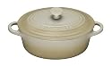 Le Creuset Stoneware Oval Casserole, Petite, Almond