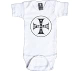 Rebel Ink Baby Infants' Midwest Strollers Short Sleeve Snapsuit Onesies