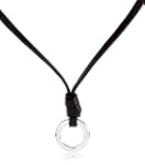 Fossil Damen-Charmcollier Leder Edels...