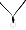 Fossil Damen-Charmcollier Leder Edelstahl 40-45cm Schwarz JF82843040