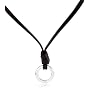 Fossil Damen-Charmcollier Leder Edelstahl 40-45cm &hellip von Fossil