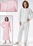 Brushed Fleece Pajamas & Gown - Nightgown: SM, MED, LG, Color Pink, Size MED