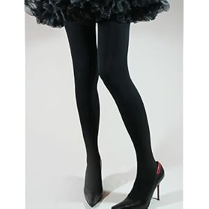 Pamela Mann 80 DEN Microfaser Strumpfhose schwarz, schwarz (black), Einheitsgroesse 36-42
