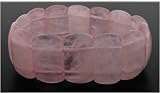 Medium Cushion Style Bracelet - Rose Quartz