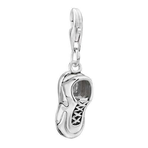 Casual Shoes Dangle Sterling Silver Clasp Pendant Charms Adjustable Fit For Men And Women