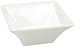 Quadra White Porcelain 15cm Square Bowl