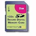 Memory2Go 2Gb Ultra High Speed (133x) Secure Digital Card