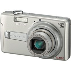 Fujifilm Finepix J50 8.2MP Digital Camera with 5x Optical Zoom (Brushed Silver)