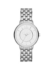 Armani Exchange Olivia White Dial Stainless Steel Ladies Watch AX5306