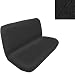 Universal Fit Swirl Rear / Bench Seat Cover - Charcoal