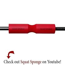 Squat Sponge 18"long, 3.5 diameter & 1.25"thick Olympic Barbell Pad