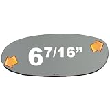 2000-2005 PLYMOUTH NEON Manual, Flat, Driver Side Replacement Mirror Glass by Automotive Mirror Glass
