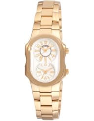 Philip Stein Womens 1GPMWGSSGP Signature Yellow Goldtone Silver Dial Watch