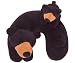 Noodle Head Black Bear Neck Pillow Travel Buddy with Baby Buddy