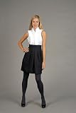 White and Black Ruffled Neck Dresses by BCBG