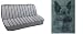 Car Truck SUV German Shepherd Dog Print Rear Bench or Small Truck Seat Covers Silver Grey 2 Piece Universal Print Vehicle Seatcovers