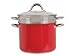 Gibson Colorsplash Westmeade 3-Piece Pasta Cooker Set, Red