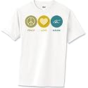 Peace Love Kayak T-Shirt Standard Cotton