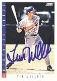Tim Wallach, Montreal Expos Autographed Card